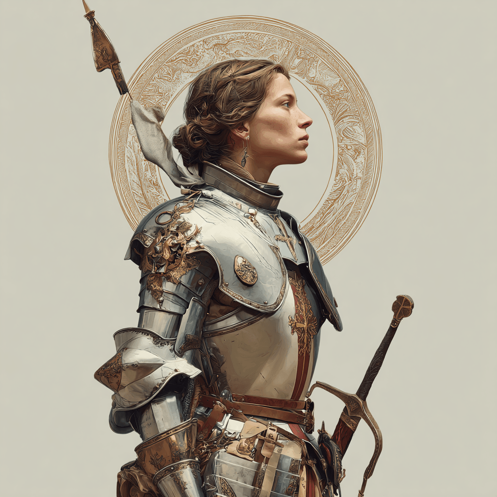 Joan of Arc Study Guide: The Warrior Saint Who Led the French Army in the 15th Century